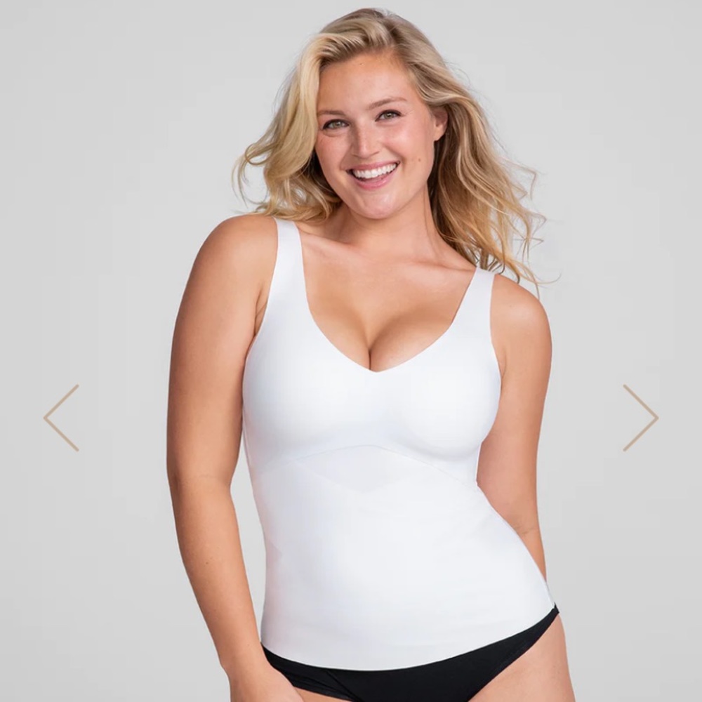 NWT Honeylove Liftwear Shapewear Tank Cami in White Size Small